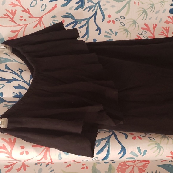 Roxy off the shoulder cute black short dress size small - Picture 5 of 6